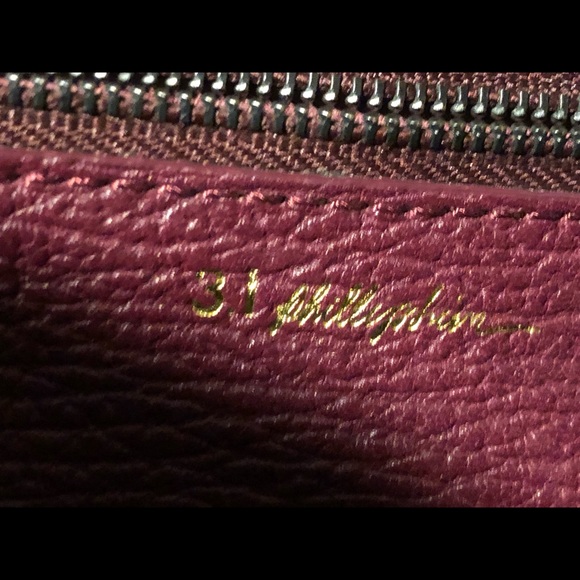 3.1 Phillip Lim Mini Pashli handbag, Maroon - Picture 6 of 8
